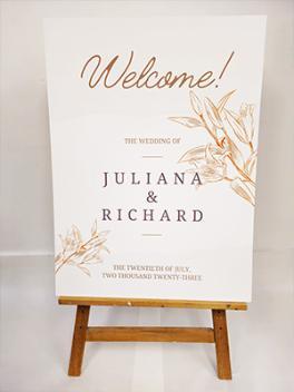 Wedding sign