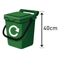 Small green container
