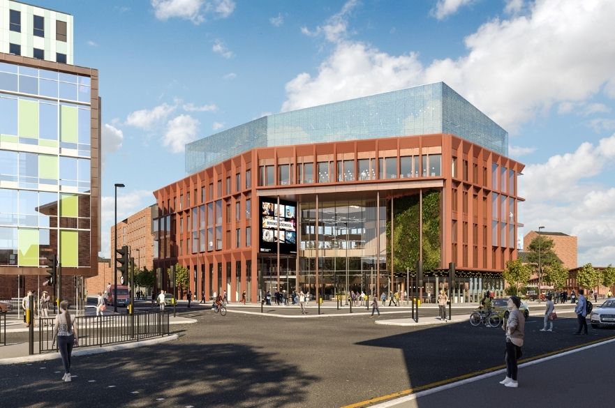 artists impression of Derby Business School