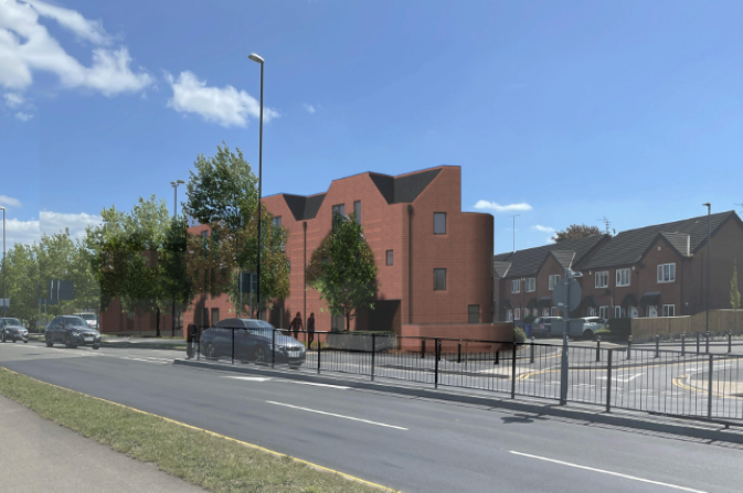 An artist impression of the proposed Drewry Lane townhouses