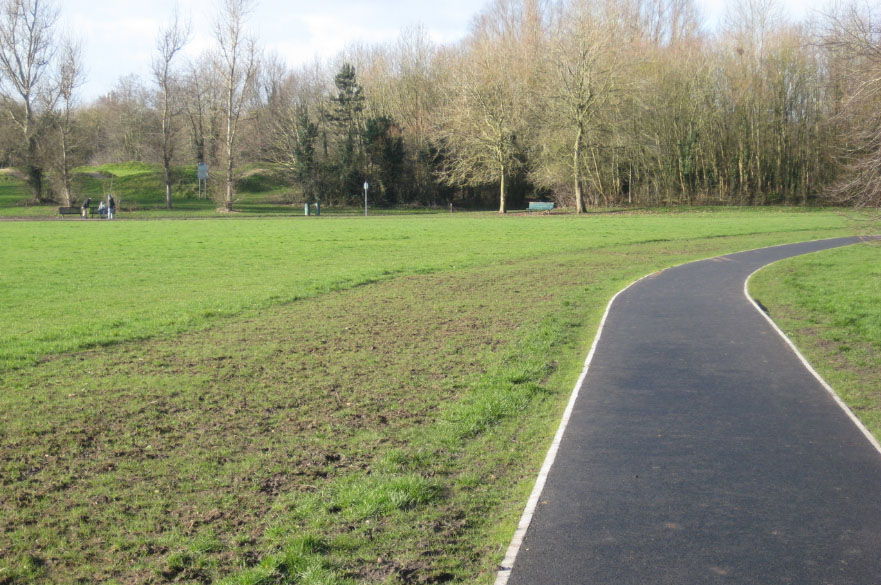 Sinfin Moor Park new pathway