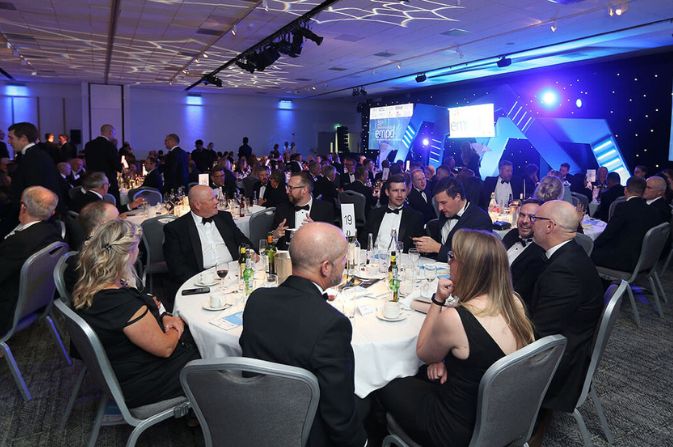 The Council and St James Securities table at the dinner