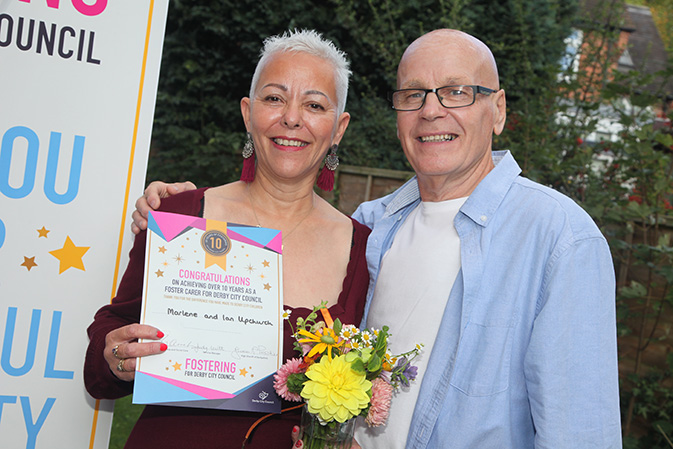Marlene and Ian achieve long service award 2023