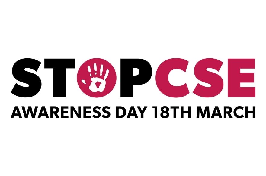 stop child sexual exploitation day logo.