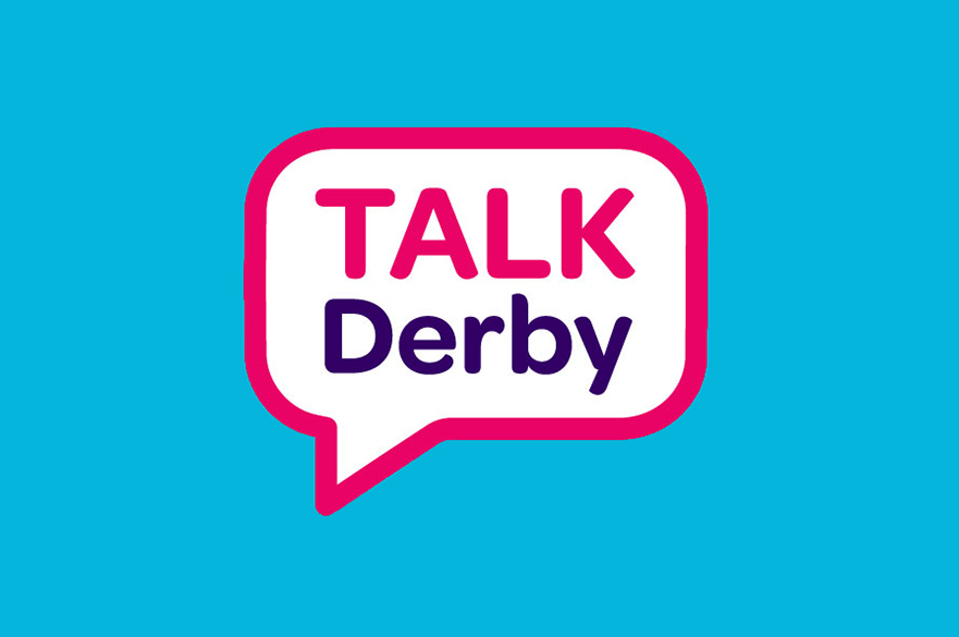 TALK Derby logo