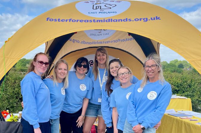 Foster recruitment team at Shipley Park 2025