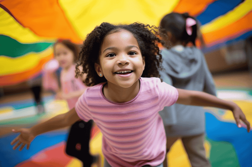 Children playing games