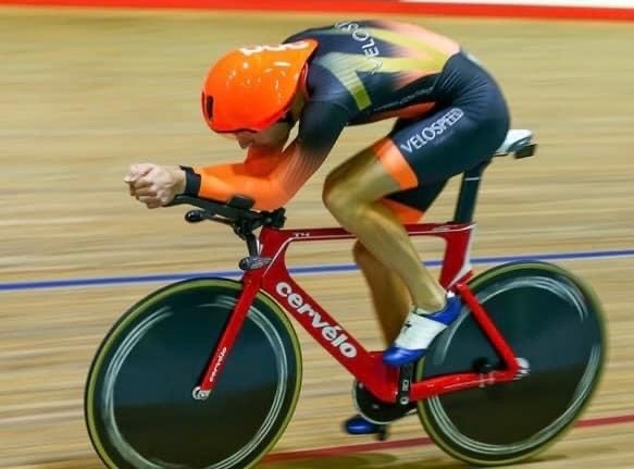 Phil Kilpatrick at the National Masters Track Championships 2022