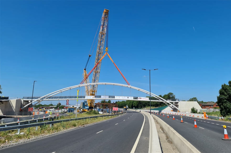 A52 bridge installation