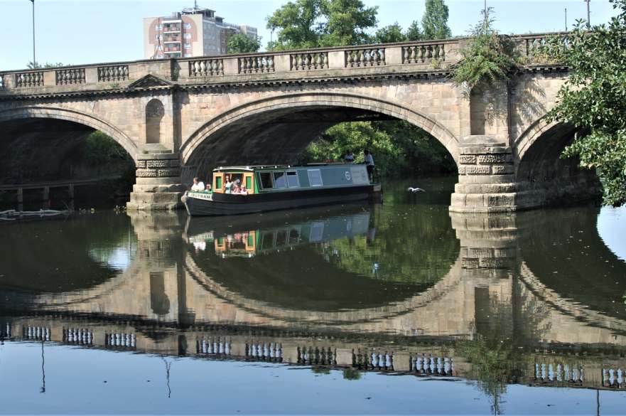 Derby and Sandiacre Canal Trust's Riverboat on the Derwent 